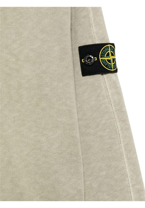 Green cotton sweatshirt for children Stone Island | 8050592601/DEBVERDE